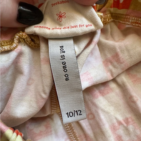 Dress and Bike Shorts Set - Floral Gingham Size 10/12 (Large) Tamara Malas - Picture 8 of 10